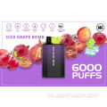 Xcool Dampf 6000 Puffs Günstige Einwegdampfpod